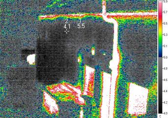 thermogram from outside